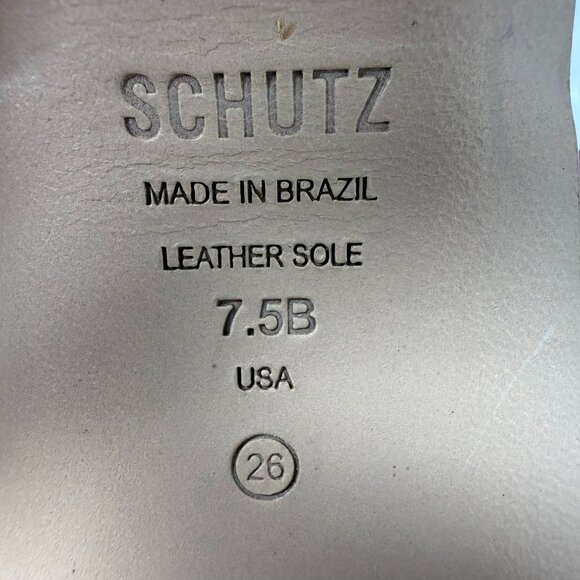 Schutz Luan Purple Suede Platform Heels – Size 7.5B - Picture 8 of 11